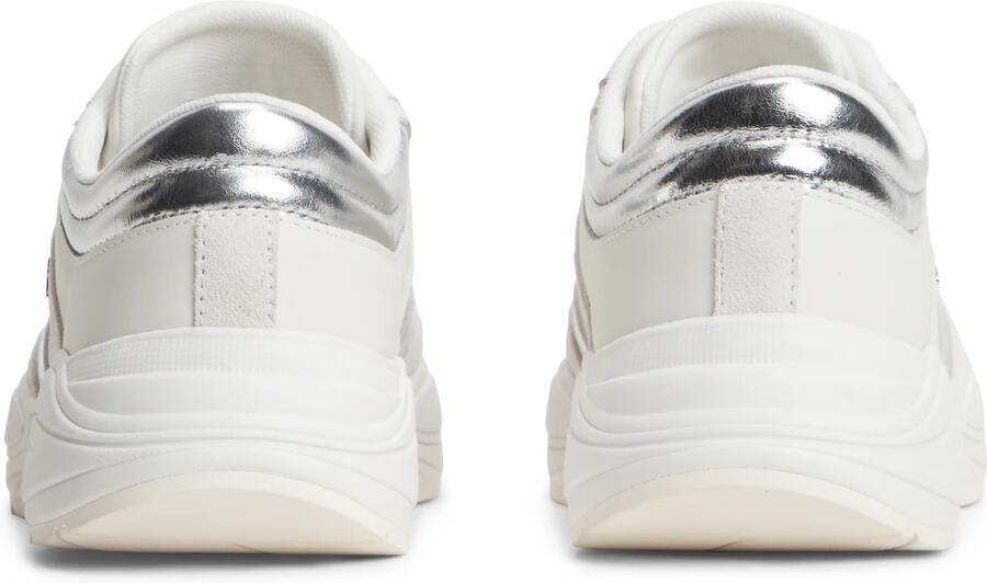 TOMMY HILFIGER Sneakers laag zilver wit - Foto 4