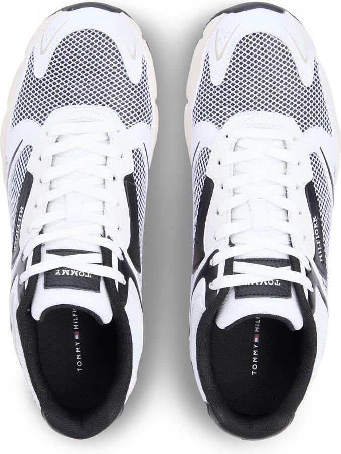 TOMMY HILFIGER Sneakers laag zwart wit - Foto 2