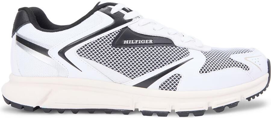 TOMMY HILFIGER Sneakers laag zwart wit - Foto 6