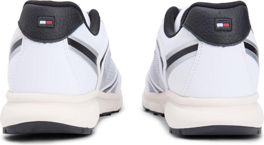 TOMMY HILFIGER Sneakers laag zwart wit - Foto 4