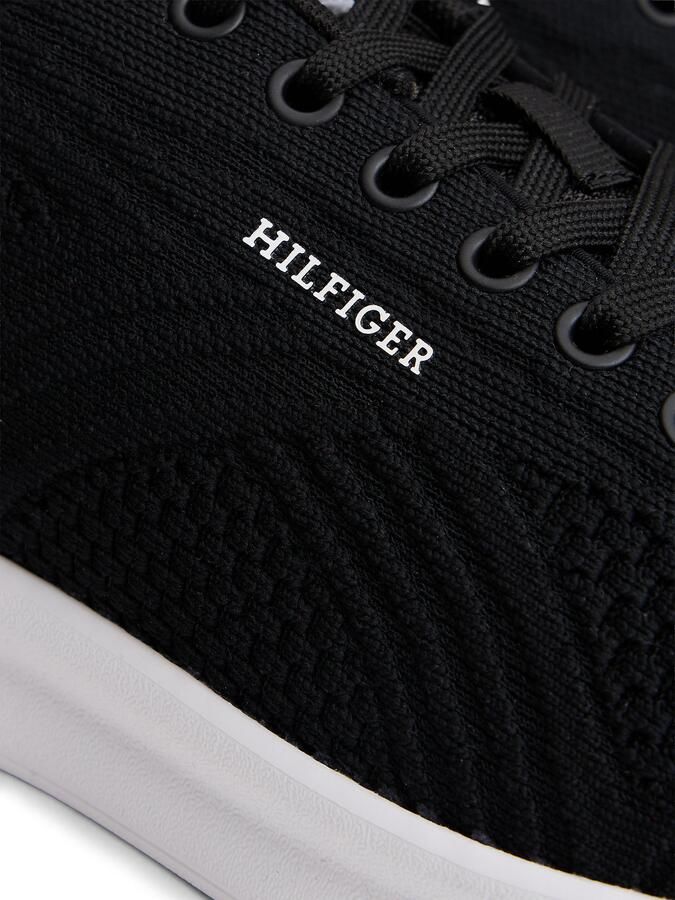 TOMMY HILFIGER Sneakers laag zwart wit - Foto 3