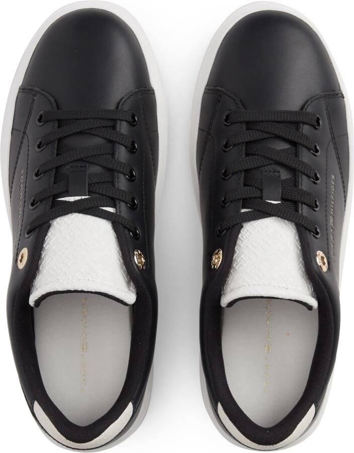 TOMMY HILFIGER Sneakers laag zwart wit - Foto 2