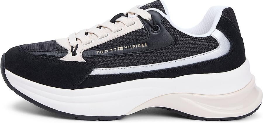 TOMMY HILFIGER Sneakers laag zwart wit