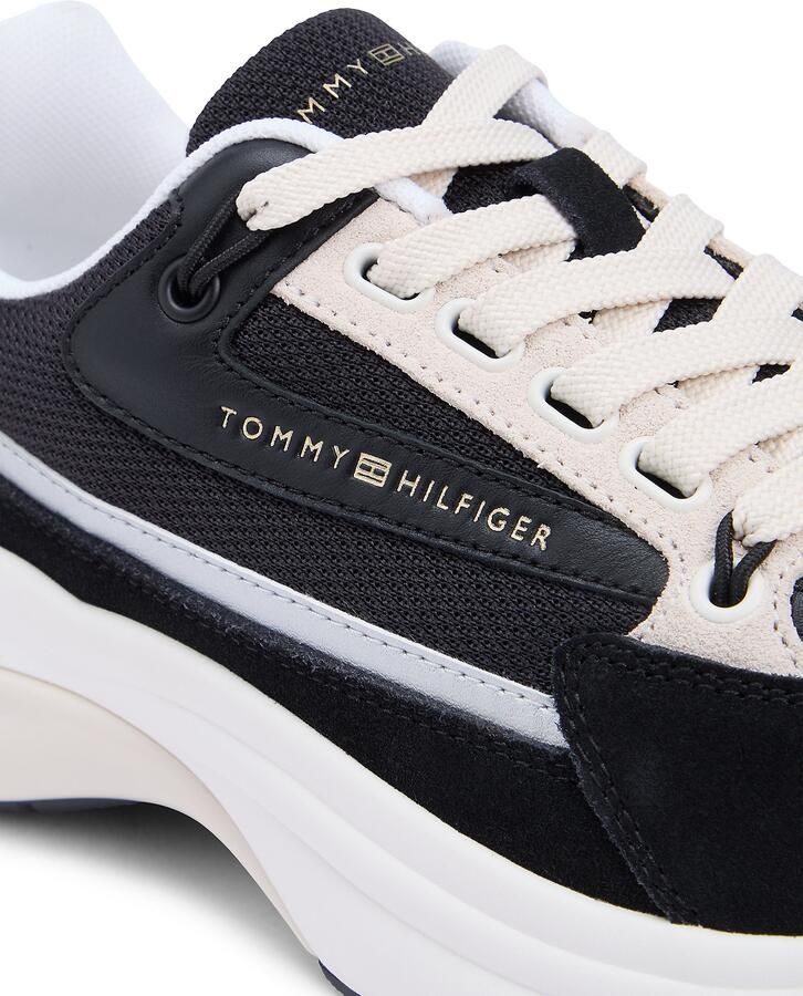 TOMMY HILFIGER Sneakers laag zwart wit - Foto 2