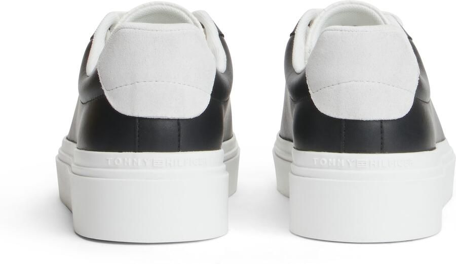 TOMMY HILFIGER Sneakers laag zwart wit - Foto 4