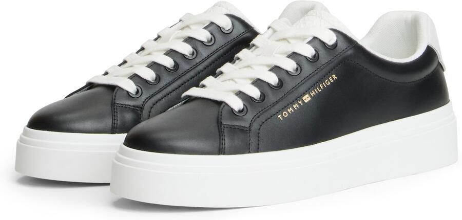 TOMMY HILFIGER Sneakers laag zwart wit - Foto 5