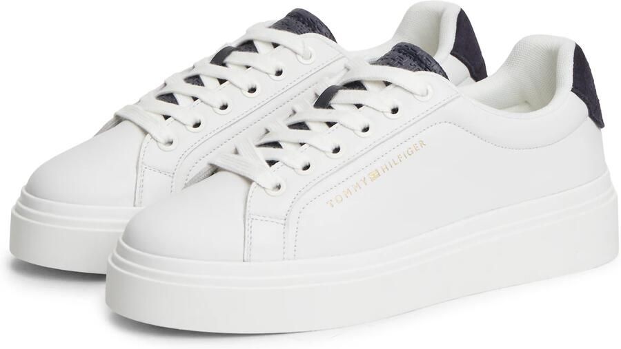 TOMMY HILFIGER Sneakers laag zwart wit - Foto 5