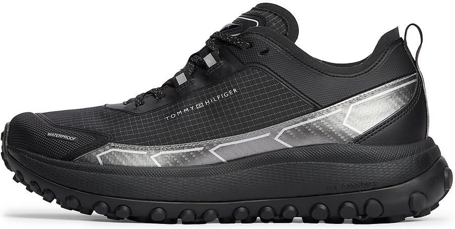 TOMMY HILFIGER Sneakers laag zwart zilver wit