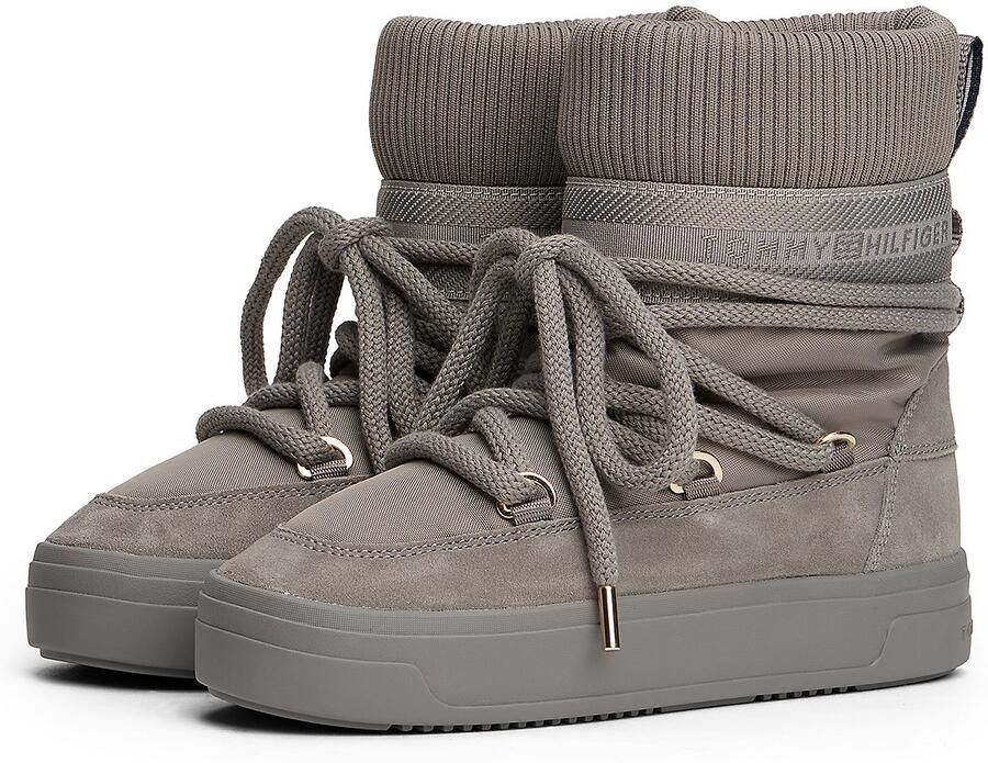 TOMMY HILFIGER Snowboots grijs - Foto 6