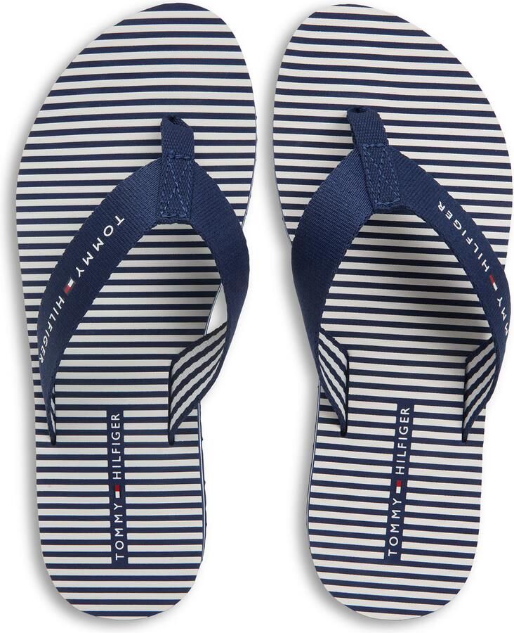 TOMMY HILFIGER Teenslipper 'Ithaca' donkerblauw wit - Foto 7
