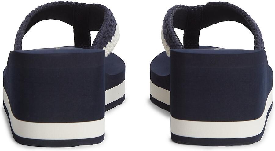 TOMMY HILFIGER Teenslipper marine wit - Foto 5
