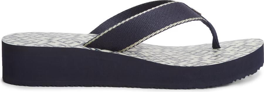 TOMMY HILFIGER Teenslipper navy goud - Foto 5