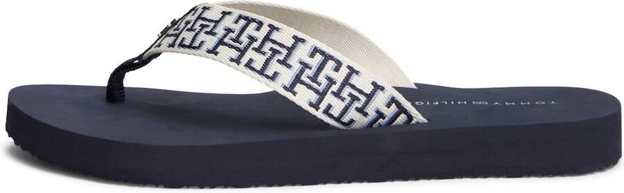 TOMMY HILFIGER Teenslipper navy lichtblauw