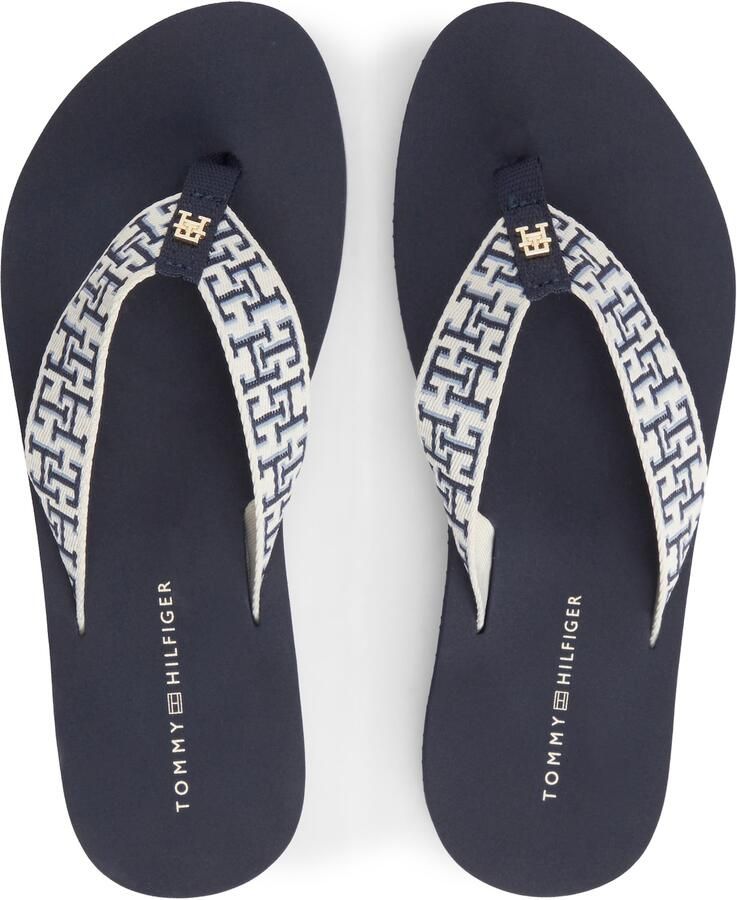 TOMMY HILFIGER Teenslipper navy lichtblauw - Foto 3