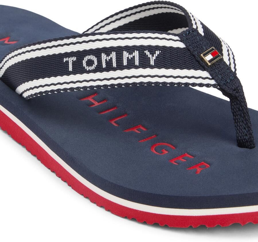 Tommy Hilfiger Teenslippers met merkdetails - Foto 5
