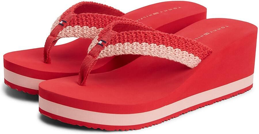 TOMMY HILFIGER Teenslipper oudroze rood - Foto 6
