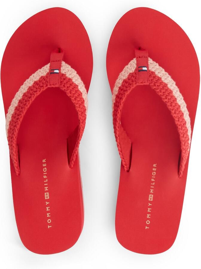 TOMMY HILFIGER Teenslipper oudroze rood - Foto 4