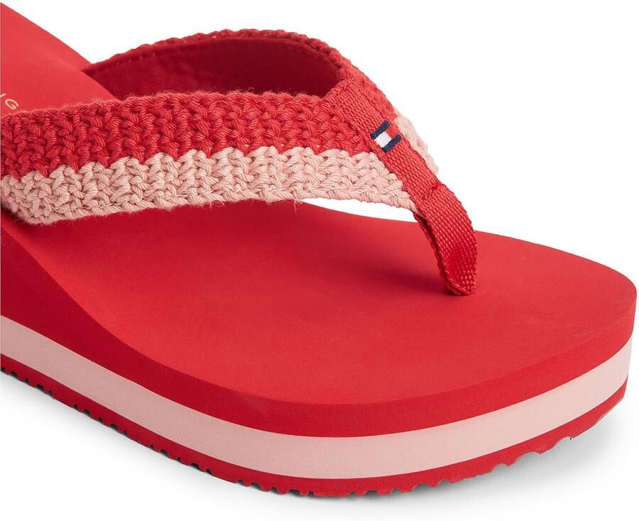 TOMMY HILFIGER Teenslipper oudroze rood - Foto 3