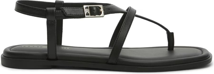 TOMMY HILFIGER Teenslipper 'Strap Toe Post' zwart - Foto 5