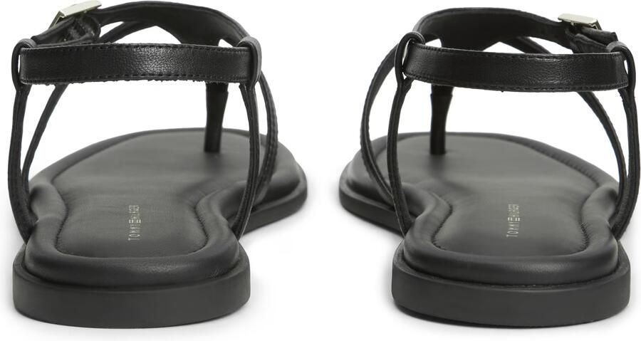 TOMMY HILFIGER Teenslipper 'Strap Toe Post' zwart - Foto 3