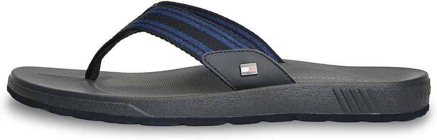 TOMMY HILFIGER Teenslippers blauw zwart