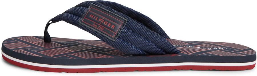 TOMMY HILFIGER Teenslippers donkerblauw