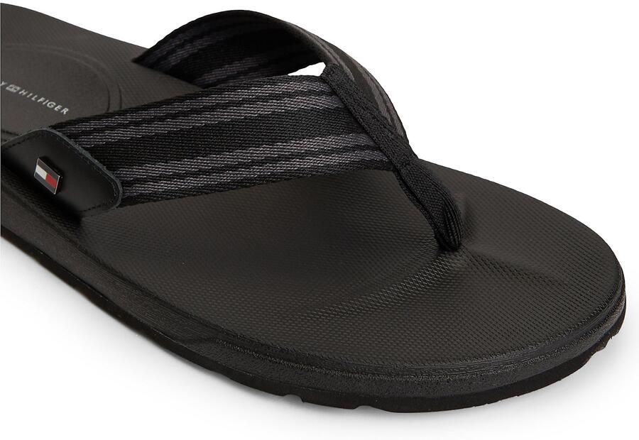 TOMMY HILFIGER Teenslippers grafiet zwart - Foto 3