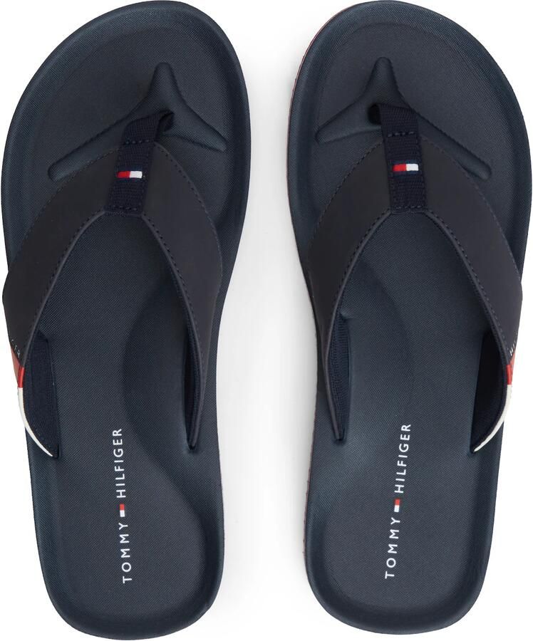 TOMMY HILFIGER Teenslippers navy rood wit - Foto 2