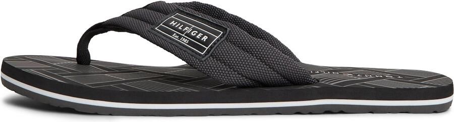 TOMMY HILFIGER Teenslippers zwart