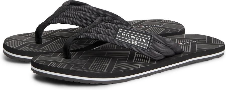 TOMMY HILFIGER Teenslippers zwart - Foto 5