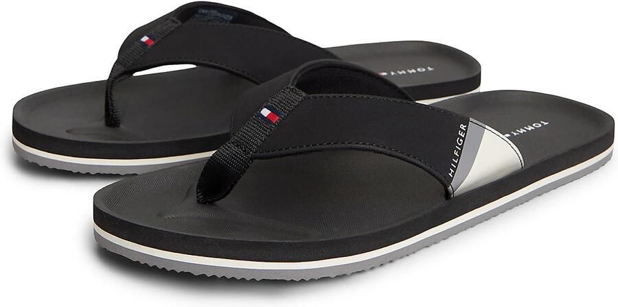 TOMMY HILFIGER Teenslippers zwart - Foto 5
