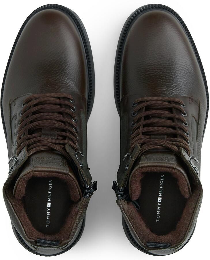 TOMMY HILFIGER Veterboots chocoladebruin donkergroen - Foto 5