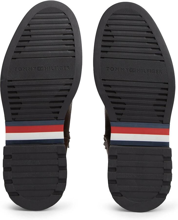 TOMMY HILFIGER Veterboots chocoladebruin donkergroen - Foto 6