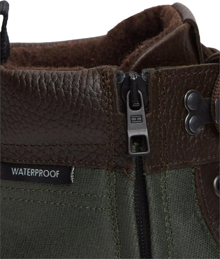 TOMMY HILFIGER Veterboots chocoladebruin donkergroen - Foto 4