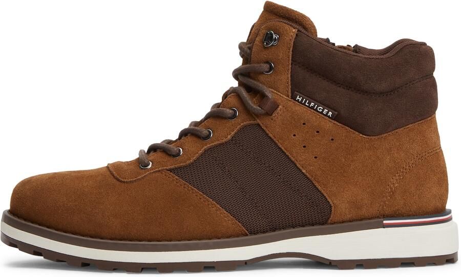 TOMMY HILFIGER Veterboots 'Corporate' bruin cognac