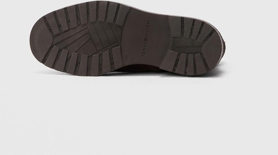 Tommy Hilfiger Veterschoenen CLEATED HILFIGER W SDE MOC BOOT veterenkellaars met modieuze mocassinnaad - Foto 6