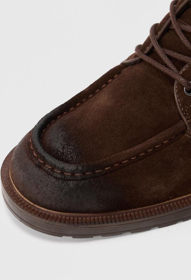 Tommy Hilfiger Veterschoenen CLEATED HILFIGER W SDE MOC BOOT veterenkellaars met modieuze mocassinnaad - Foto 7