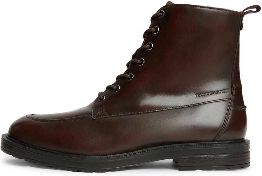 TOMMY HILFIGER Veterboots donkerbruin