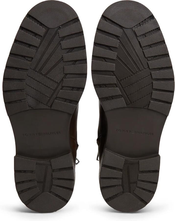 TOMMY HILFIGER Veterboots donkerbruin - Foto 3