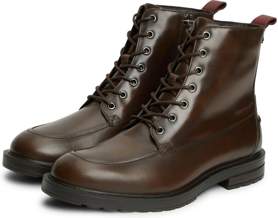 TOMMY HILFIGER Veterboots donkerbruin - Foto 4