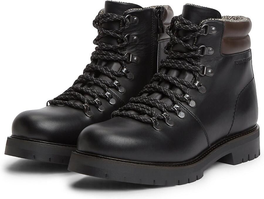 TOMMY HILFIGER Veterboots donkerbruin zwart - Foto 5