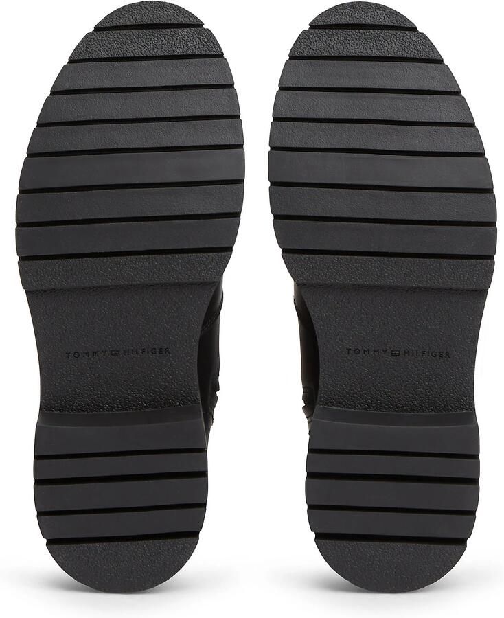 TOMMY HILFIGER Veterboots donkerbruin zwart - Foto 4