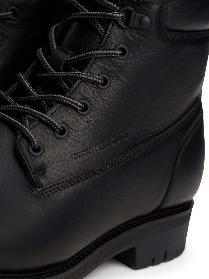 TOMMY HILFIGER Veterboots zwart - Foto 4