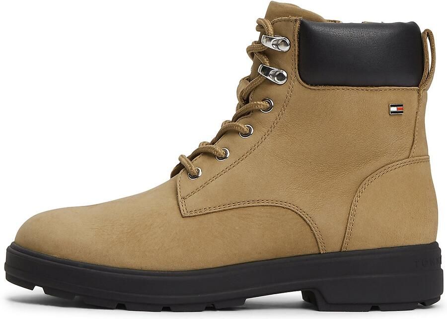 TOMMY HILFIGER Veterlaarsjes cappuccino zwart