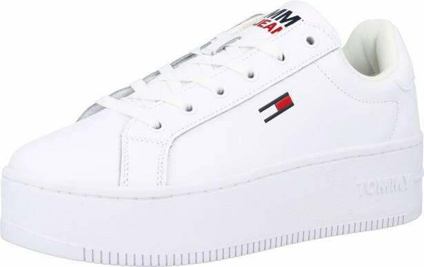 TOMMY JEANS Plateausneakers FLATFORM ESSENTIAL met geborduurd merklabel - Foto 9