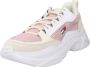 Tommy Jeans Roze Leren Sneakers voor Vrouwen Pink Dames - Thumbnail 3