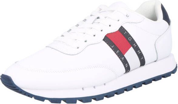 TOMMY JEANS Tommy Hilfiger Leather Runner TJM Essentials Heren Sneakers Wit - Foto 11
