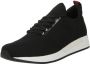Tommy Jeans Zwarte Gebreide Sneakers voor Mannen Black Heren - Thumbnail 3