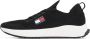 TOMMY JEANS Slip-on sneakers TJM RUNNER KNTITTED vrijetijdsschoen lage schoen slipper met aangebrachte veters - Thumbnail 2