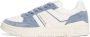 Tommy Jeans leren sneakers wit blauw - Thumbnail 2